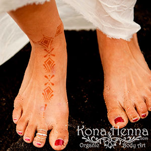Kona Henna Studio - feet gallery